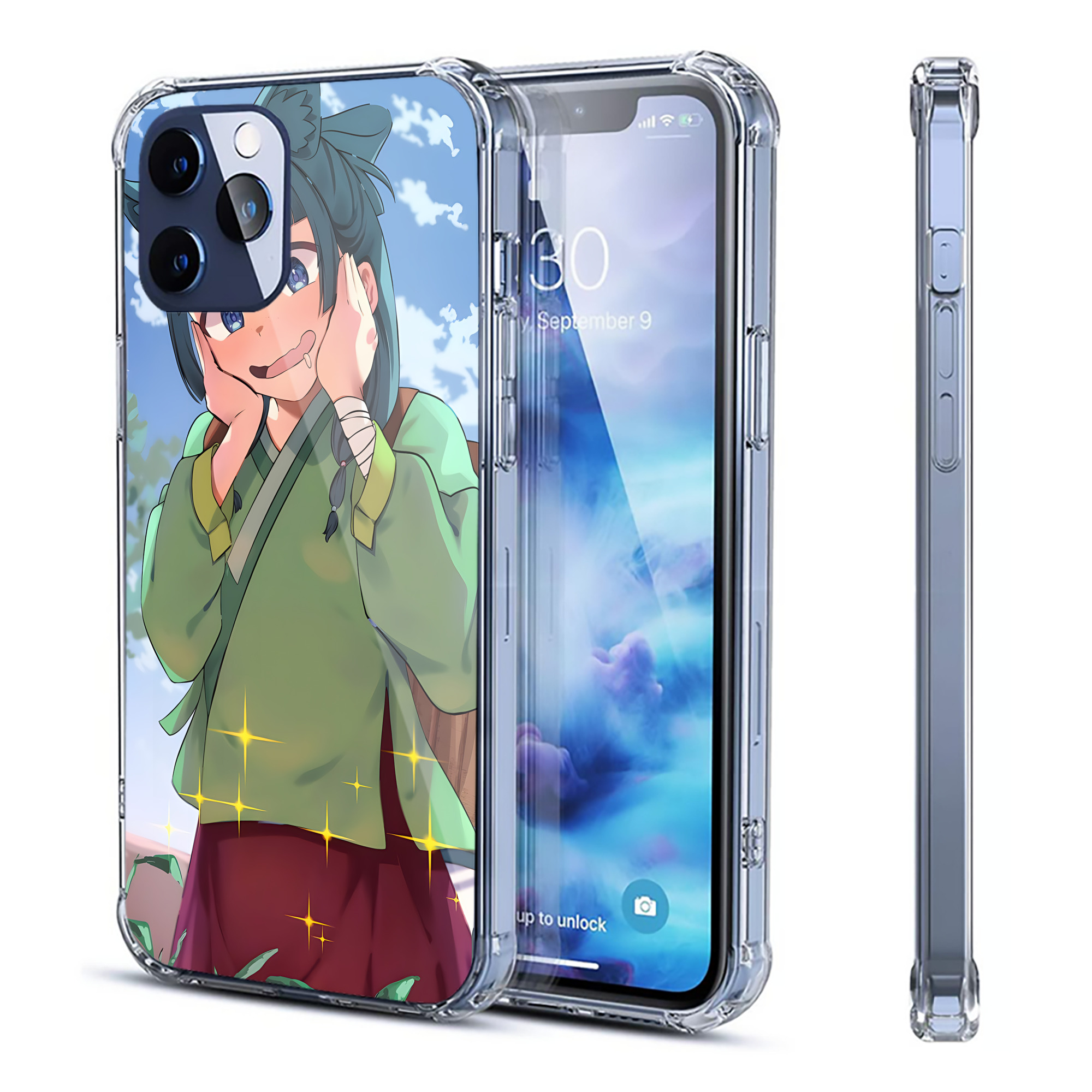 （画像用） 薬屋のひとりごと The Apothecary Diaries 【iPhone 12シリーズ対応】透明スマホケース（クリアソフトケース）